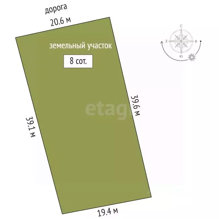 Участок в Ханты-Мансийский АО, Мегион Геолог СОТ,  (8.0 сот.) - Фото 1