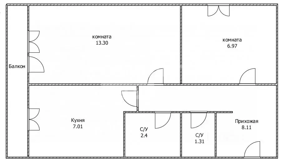 2-к кв. Ульяновская область, Ульяновск ул. Артема, 23 (39.1 м) - Фото 2