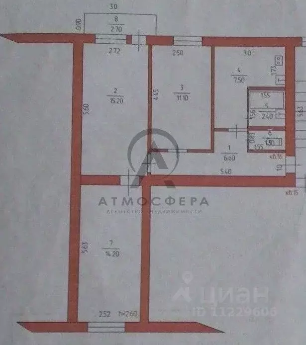 3-к кв. Краснодарский край, Апшеронск Пролетарская ул. (58.3 м) - Фото 2