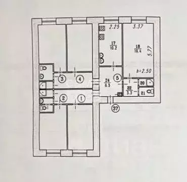 Комната Омская область, Омск ул. Лермонтова, 57 (19.4 м) - Фото 2