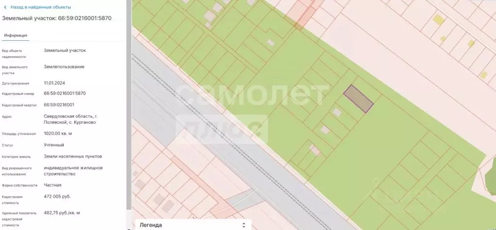 Участок в Свердловская область, Полевской муниципальный округ, с. ... - Фото 2