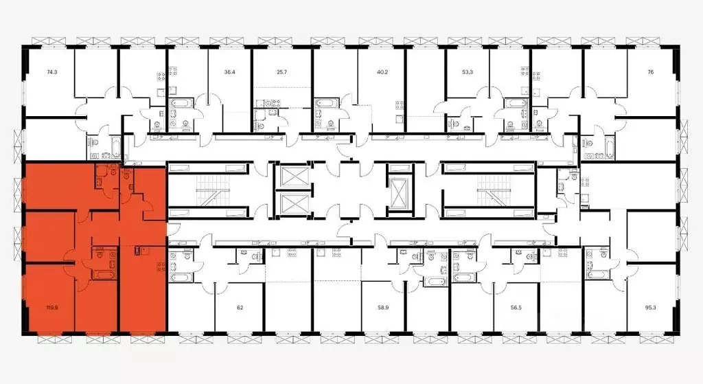 4-к кв. Москва Большая Филевская ул., 3к2 (120.0 м) - Фото 0