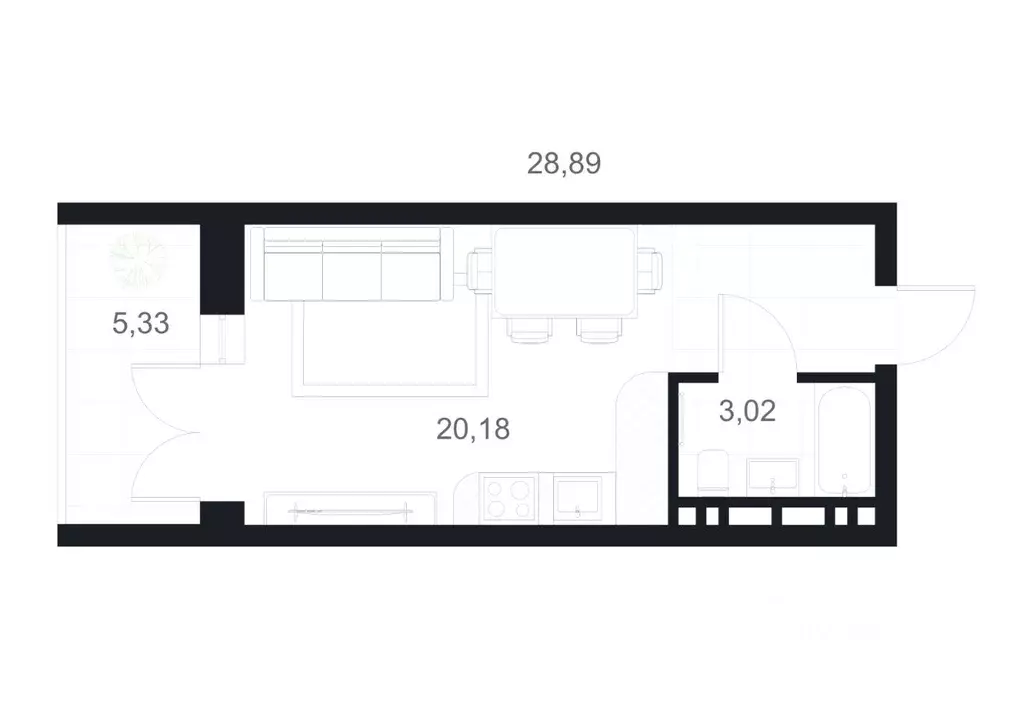 Студия Дагестан, Каспийск ул. М. Халилова, 1А (28.89 м) - Фото 1
