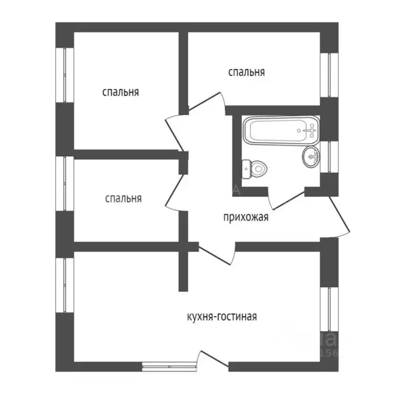 Коттедж в Тюменская область, Тюменский район, д. Якуши ул. Х. ... - Фото 1