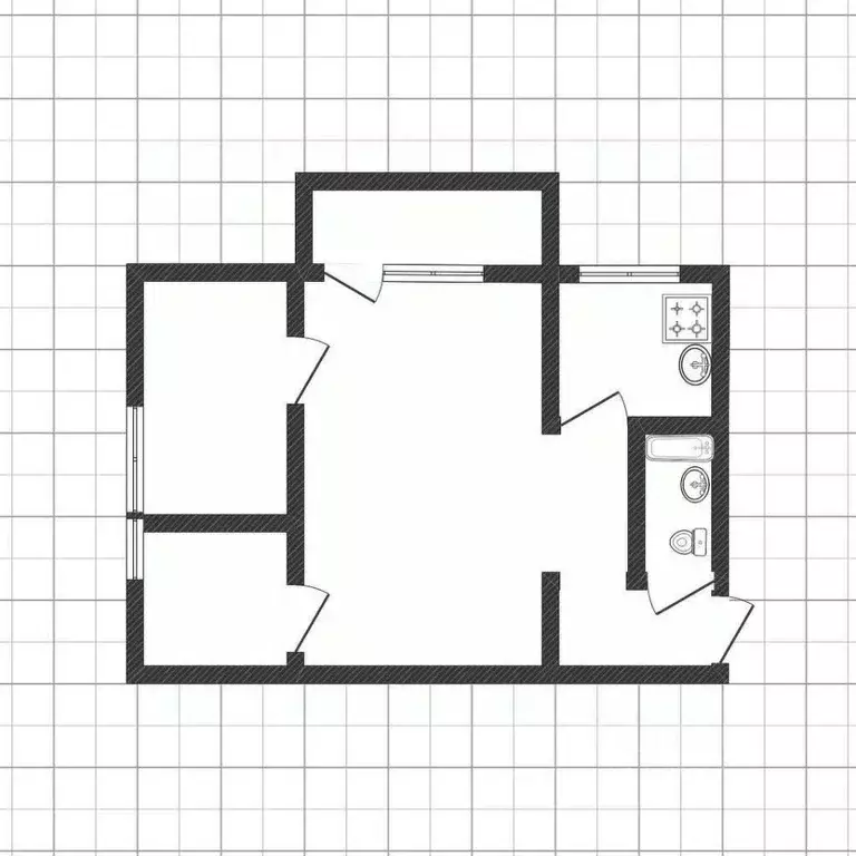 2-к кв. Белгородская область, Белгород просп. Богдана Хмельницкого, ... - Фото 2