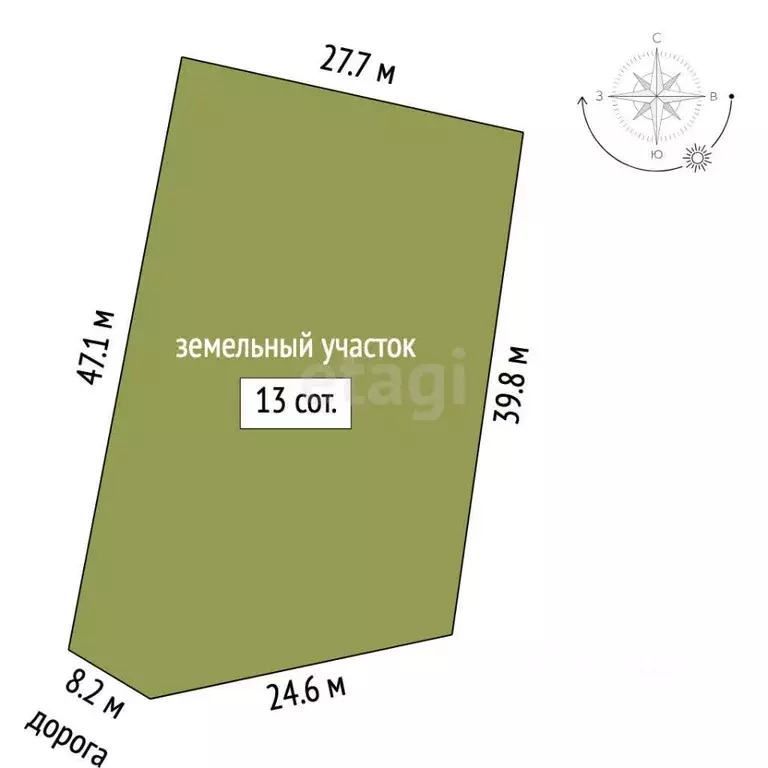 Участок в Крым, Ялта муниципальный округ, Гурзуф пгт  (13.0 сот.) - Фото 2