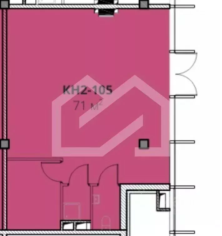 Торговая площадь в Москва ул. Гастелло, 30 (71 м) - Фото 2