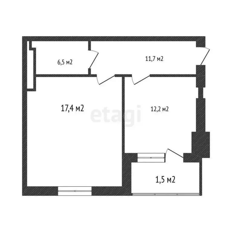 1-комнатная квартира: Калининград, улица Радистов, 56А (49.3 м) - Фото 0