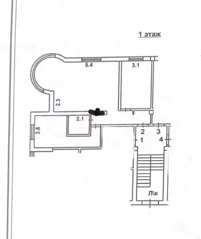 2-к. квартира, 98 м, 1/4 эт. - Фото 0