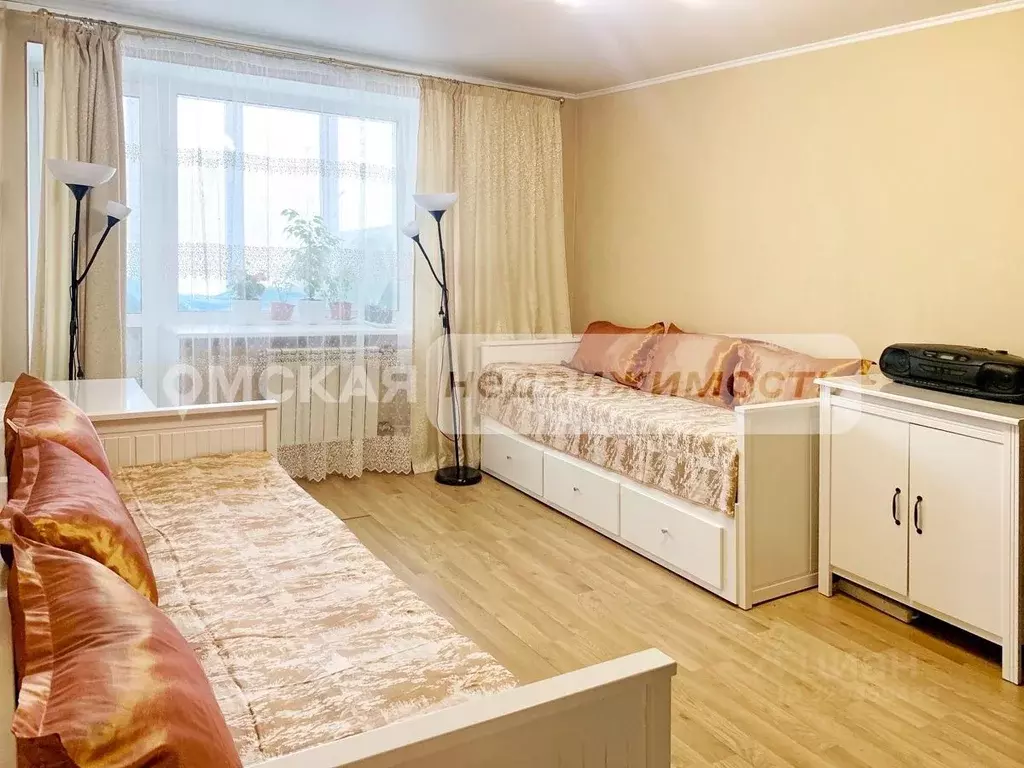 1-к кв. Омская область, Омск ул. Пушкина, 32/1 (33.3 м) - Фото 1