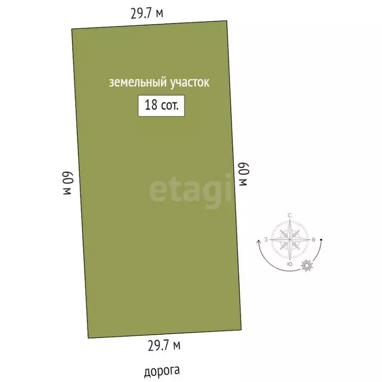 Участок в Ростовская область, Родионово-Несветайская сл.  (18.0 сот.) - Фото 2