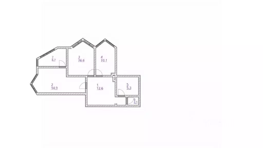 2-к кв. Башкортостан, Уфа Бакалинская ул., 21 (61.6 м) - Фото 1
