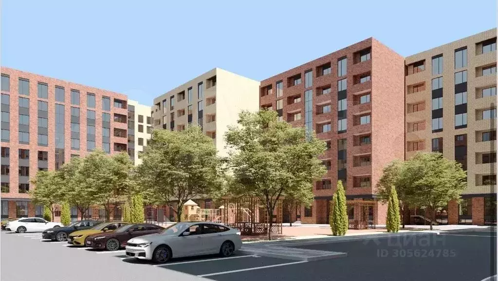 Квартира-студия, 36,5 м, 8/9 эт. - Фото 1