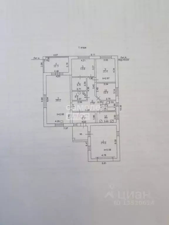 Дом в Воронежская область, Воронеж ул. Генерала Платова, 27 (183 м) - Фото 2