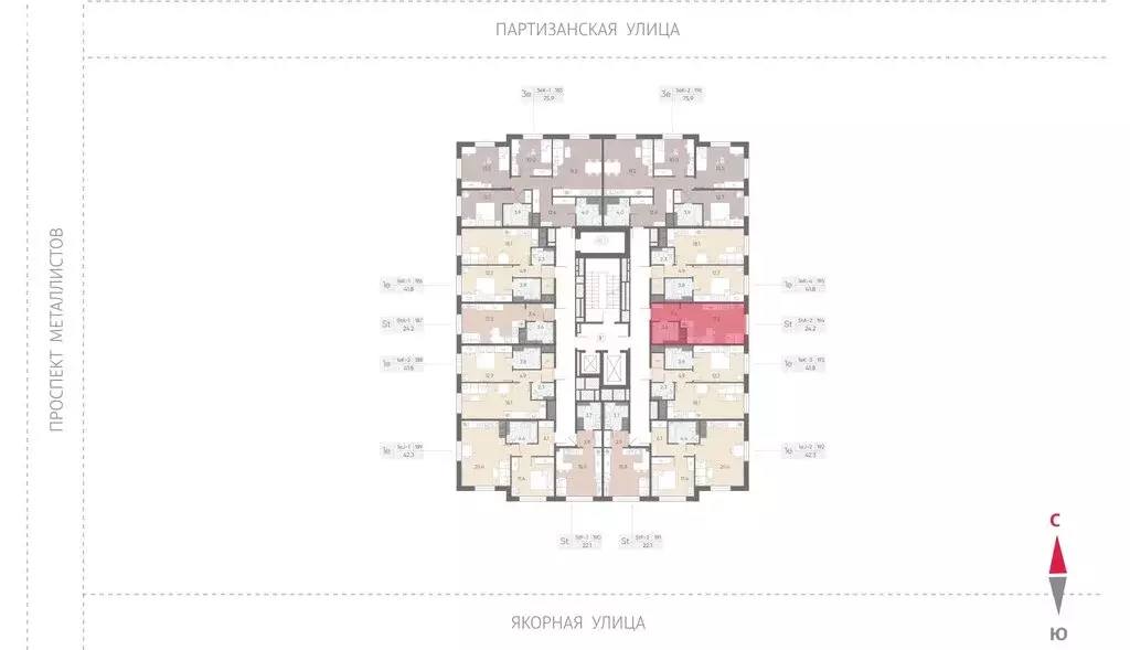 Квартира-студия: Санкт-Петербург, Якорная улица, 8к2 (24.2 м) - Фото 2