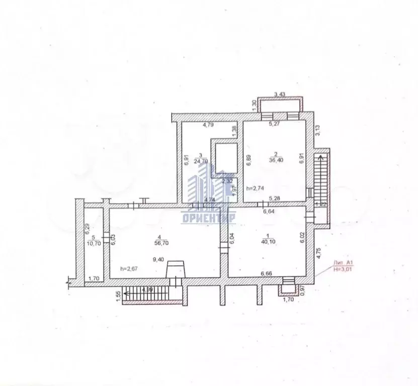 продам помещение свободного назначения, 168.6 м - Фото 1