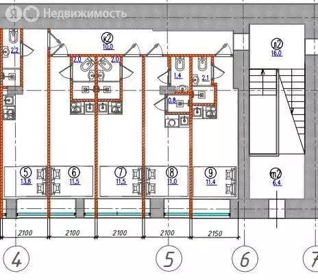 Квартира-студия: Санкт-Петербург, Смоленская улица, 7 (13.8 м) - Фото 2