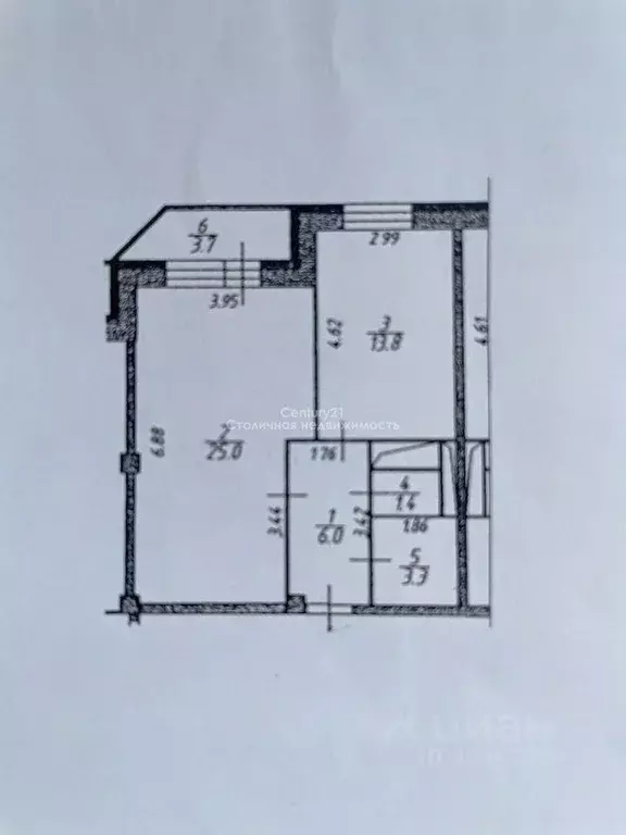 1-к кв. Московская область, Химки ул. Чернышевского, 3 (49.5 м) - Фото 1