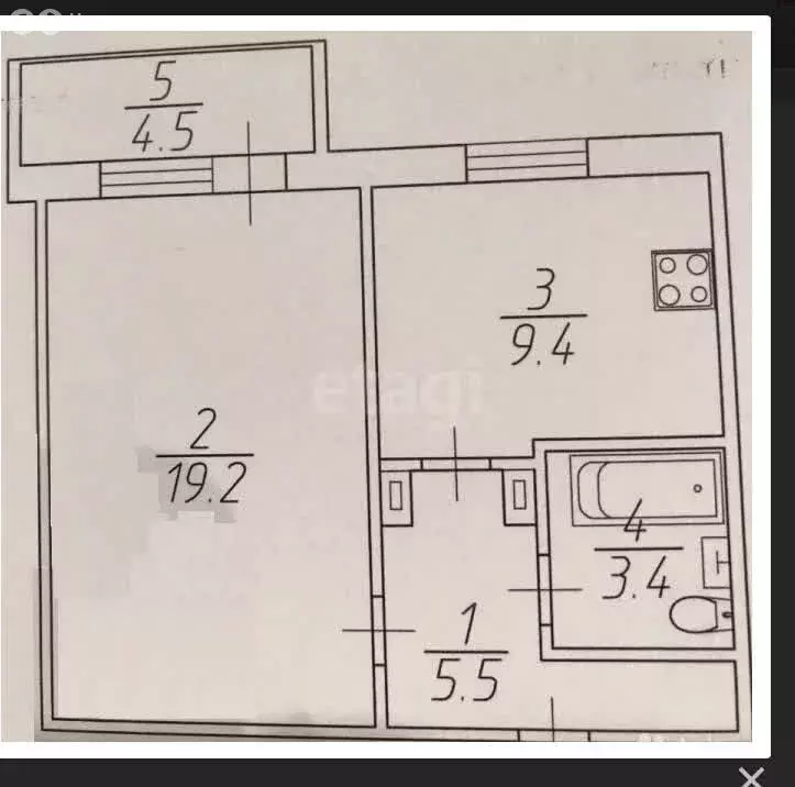 1-комнатная квартира: Саратов, Производственная улица, 13 (42 м) - Фото 1