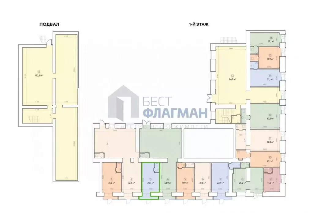 Помещение свободного назначения в Москва Ленинский просп., 79 (22 м) - Фото 2