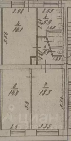 3-к кв. Новгородская область, Великий Новгород ул. Рахманинова, 1 ... - Фото 1