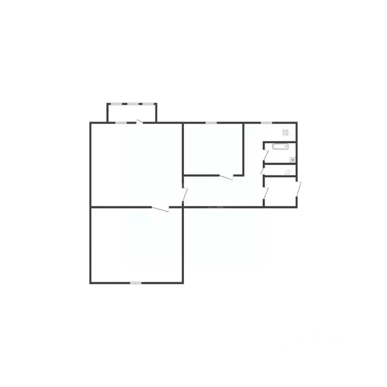 3-к кв. Белгородская область, Валуйки ул. Максима Горького, 3 (57.5 м) - Фото 1