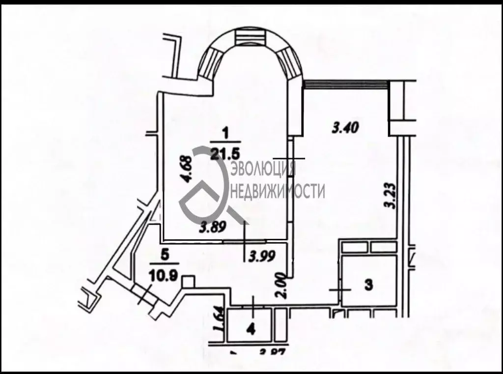 1-к кв. Москва Производственная ул., 2 (48.9 м) - Фото 2