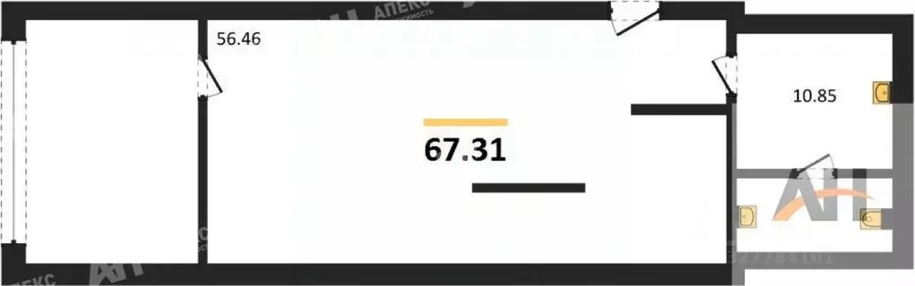 Помещение свободного назначения в Московская область, Котельники  (67 ... - Фото 0