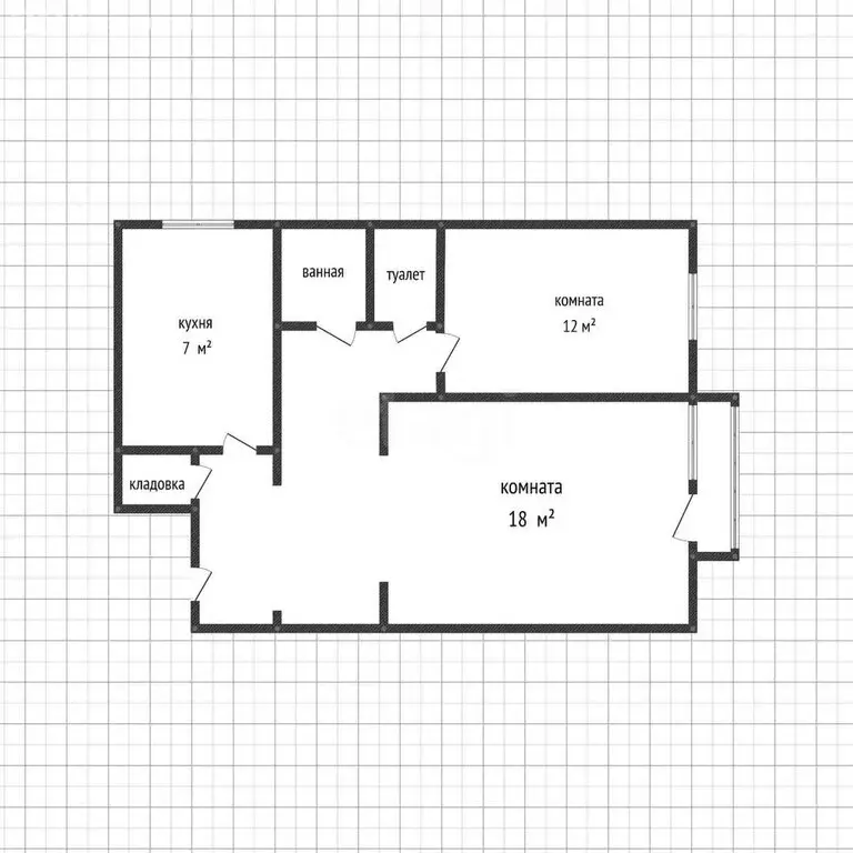 2-комнатная квартира: Майкоп, улица 12 Марта, 150к1 (53.6 м) - Фото 0
