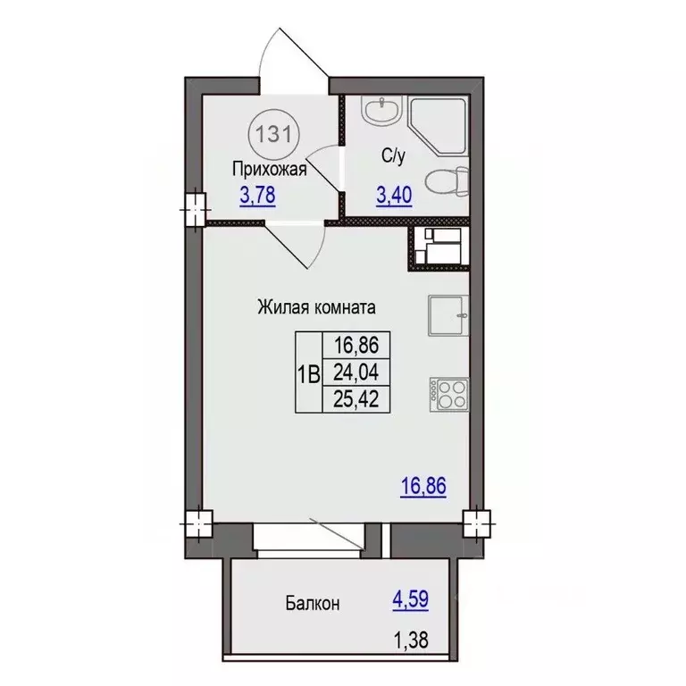 1-к кв. Псковская область, Псковский район, Завеличенская волость, д. ... - Фото 1