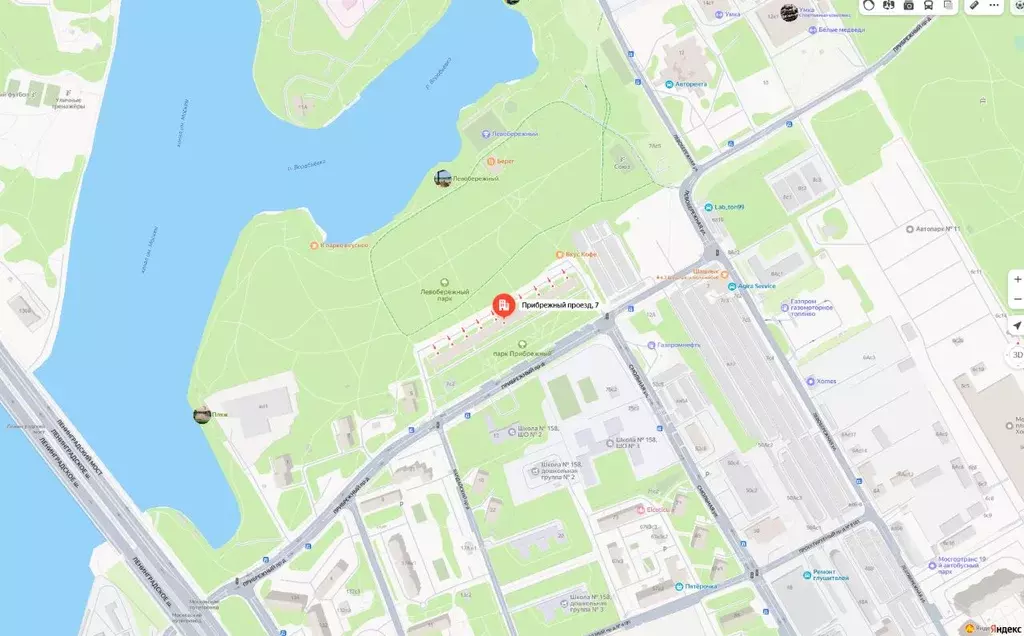 Свободной планировки кв. Москва Прибрежный проезд, 7 (63.6 м) - Фото 0