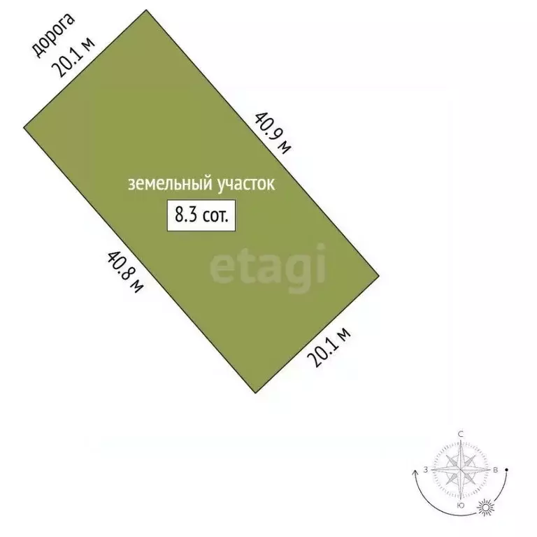 Участок в Крым, Симферопольский район, Молодежное пгт ул. Бирлик (8.26 ... - Фото 2