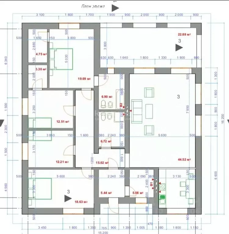 Коттедж в Владимирская область, Суздальский район, Павловское ... - Фото 2