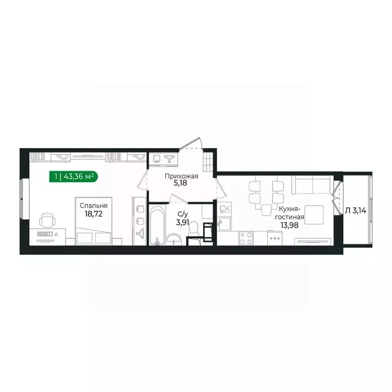 1-к кв. Ленинградская область, Сертолово Всеволожский район, ... - Фото 0