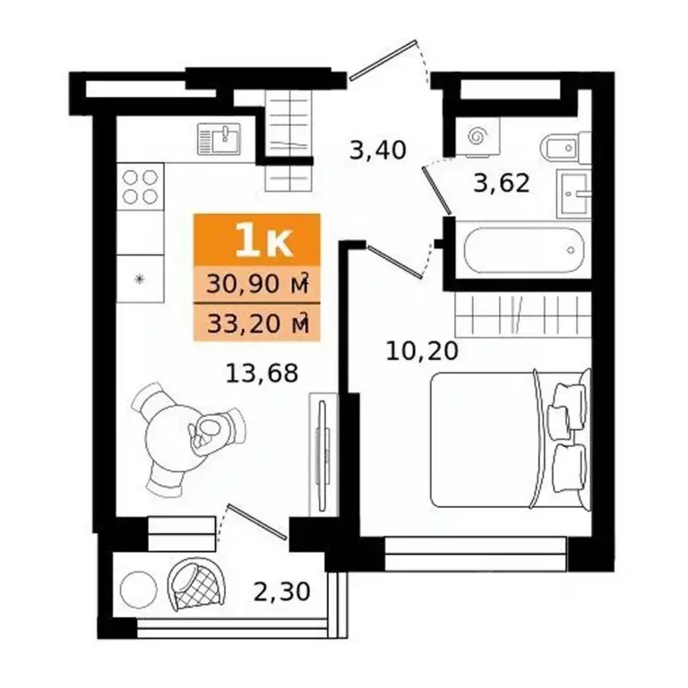 1-к кв. Свердловская область, Екатеринбург Южная Ботаника жилрайон,  ... - Фото 0