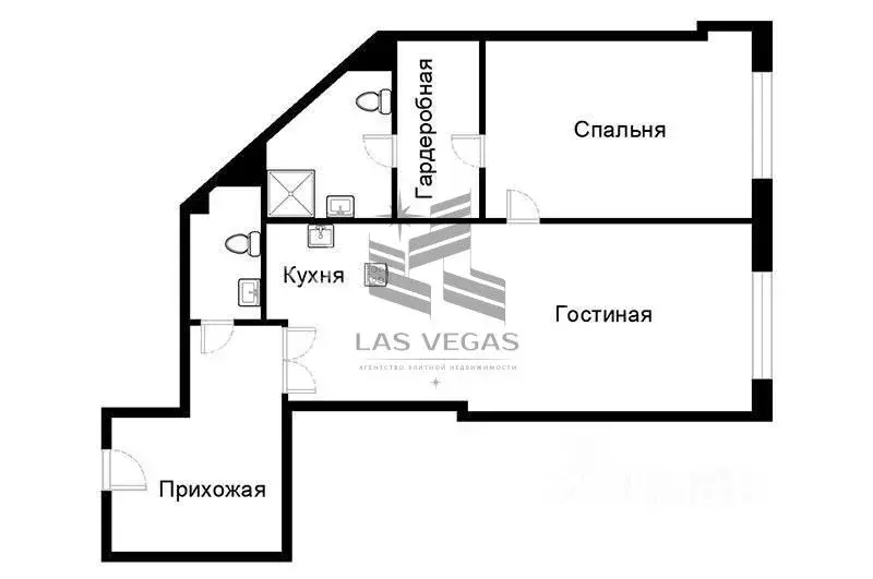 2-к кв. Москва ул. Новый Арбат, 32 (80.8 м) - Фото 1