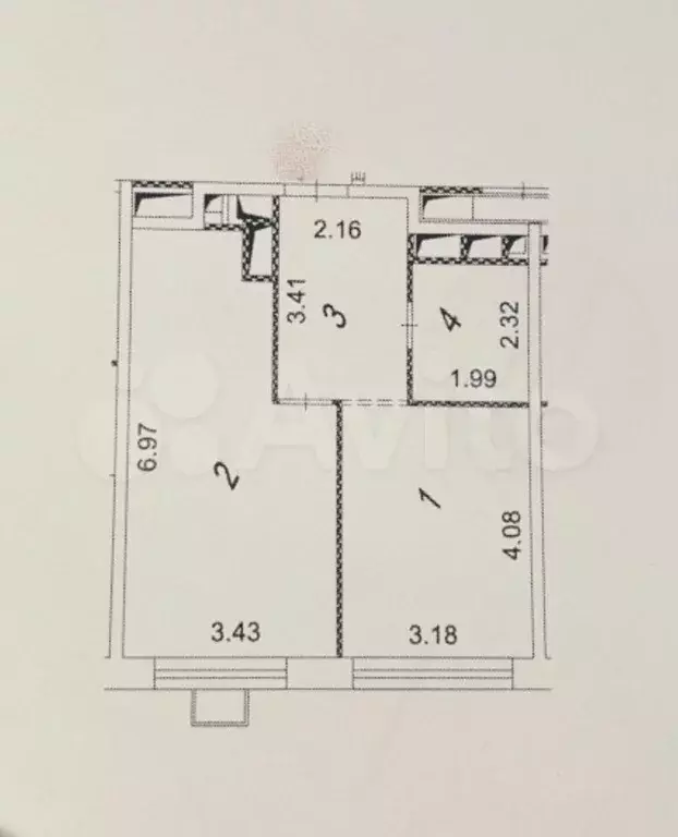 1-к. квартира, 45,5 м, 31/41 эт. - Фото 0