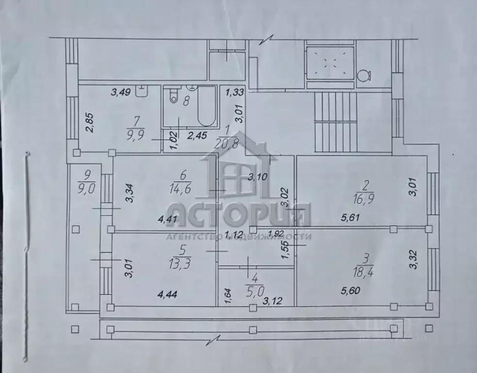 Комната Красноярский край, Сосновоборск ул. Юности, 53 (63.2 м) - Фото 2