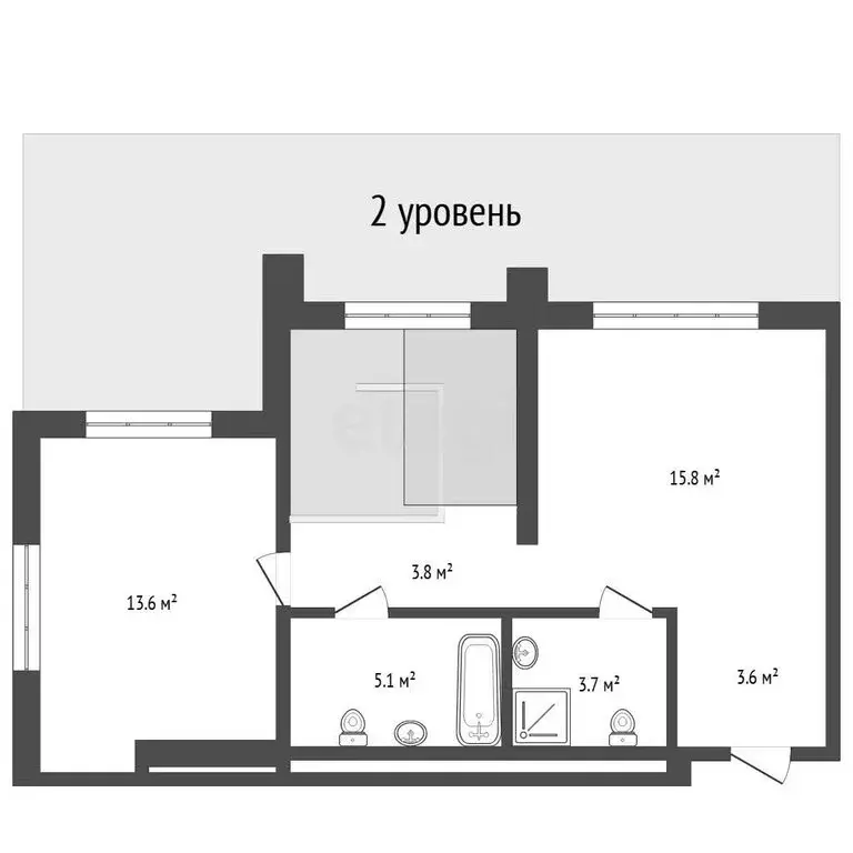 3-комнатная квартира: Тюмень, улица Братьев Бондаревых, 5 (110 м) - Фото 2