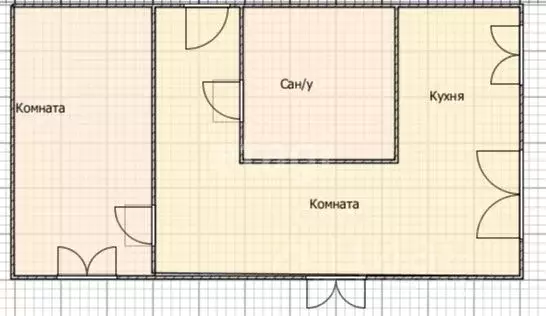 2-к кв. Сахалинская область, Холмск ул. 60 лет Октября, 4 (38.5 м) - Фото 2