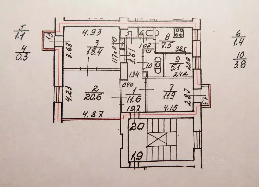 3-к кв. Санкт-Петербург Большая Монетная ул., 30 (81.7 м) - Фото 1