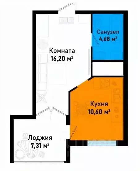 1-к кв. Крым, Черноморское пгт ул. Евпаторийская, 12А (38.79 м) - Фото 2