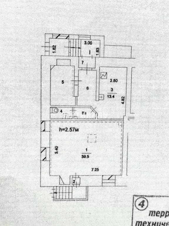 Помещение свободного назначения в Москва ул. Серпуховский Вал, 3 (76 ... - Фото 2