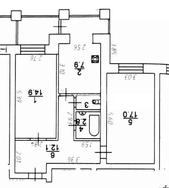 2-комнатная квартира: Вологда, Судоремонтная улица, 4А (62 м) - Фото 2