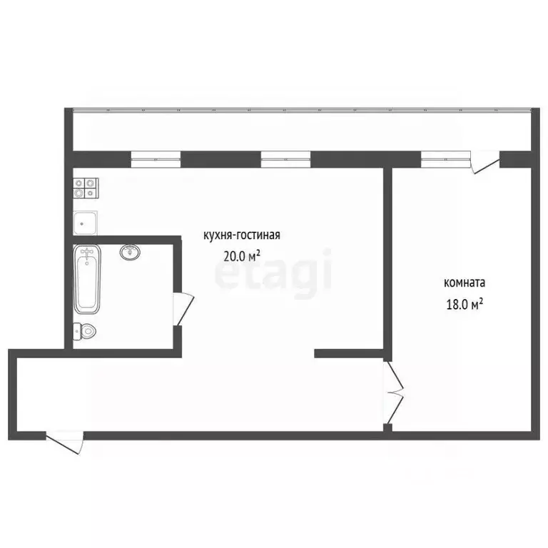 2-к кв. Московская область, Химки ул. Мичурина, 15 (43.0 м) - Фото 1