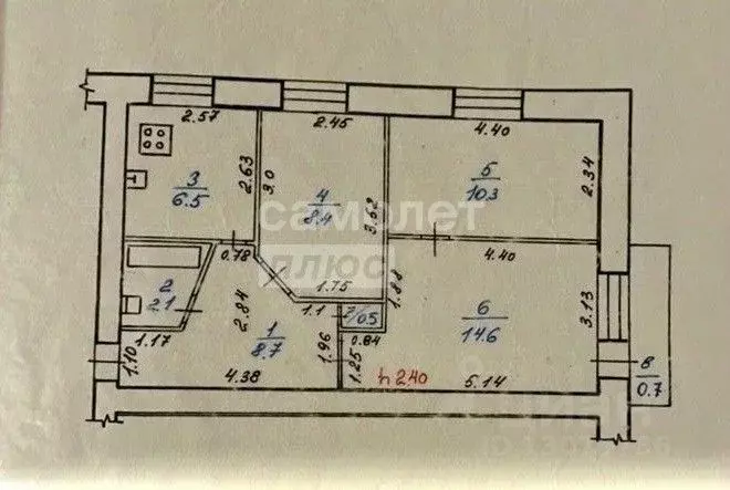 3-к кв. Забайкальский край, Чита ул. Матвеева, 25 (51.1 м) - Фото 1