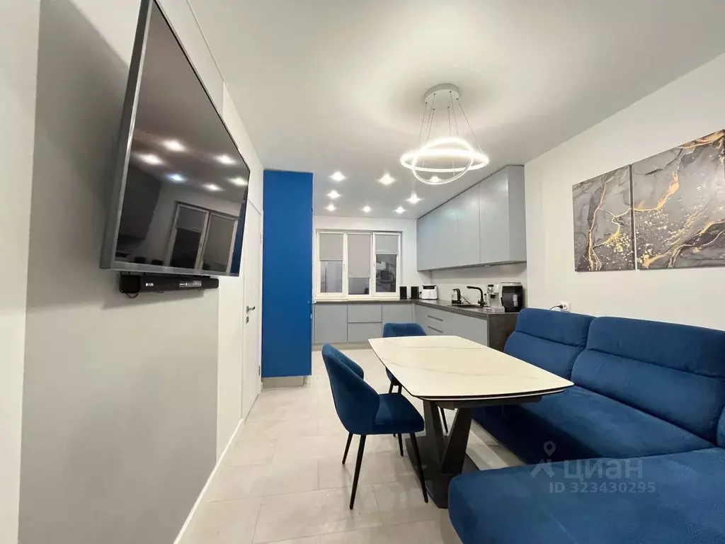 3-к кв. Ульяновская область, Ульяновск Камышинская ул., 74 (68.5 м) - Фото 1