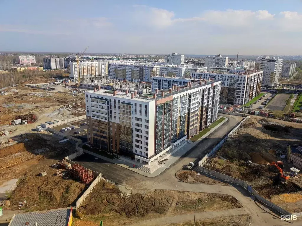 2-к. квартира, 53 м, 4/10 эт. - Фото 1