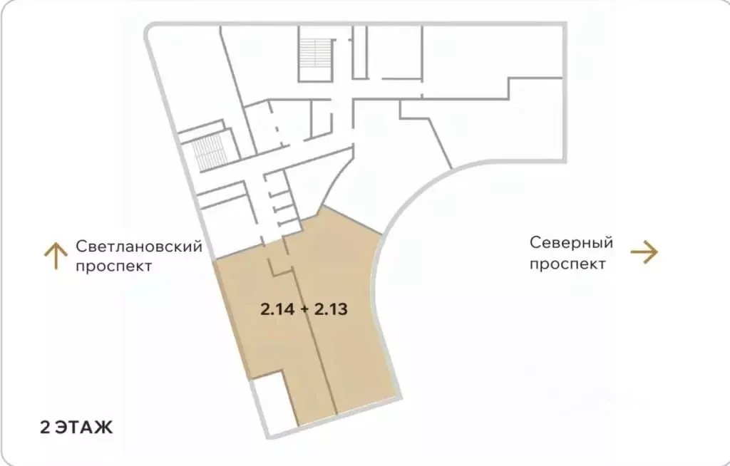 Помещение свободного назначения в Санкт-Петербург Светлановский ... - Фото 2