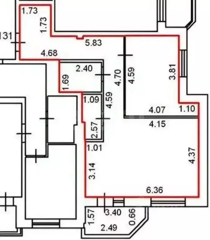 2-к кв. Тюменская область, Тюмень Восточный мкр, ул. Моторостроителей, ... - Фото 1